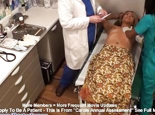 Mixed Cutie Carol Cummings Gets Annual Gyno Exam By Doctor Tampa & Nurse Misty @ GirlsGoneGynoCom