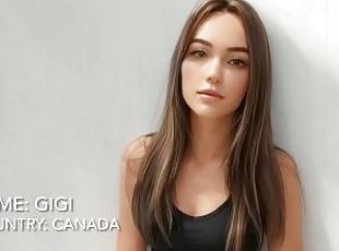 ???????????????????????? Cute girl from Canada was fucked by Russian Stalion